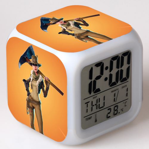 Stack Multicolore Réveil Enfant Led Multifonctionnel Coloré Cadeau - Fortnite #40