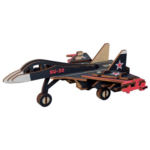 Puzzle 3D 38 pièces - Chasseur Su-30