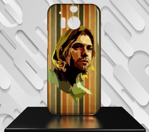 Coque Design HTC ONE M8 NIRVANA - KURT COBAIN - Réf 09