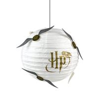 Lampara Harry Potter techo snitch dorada pantalla de papel groovy 91806