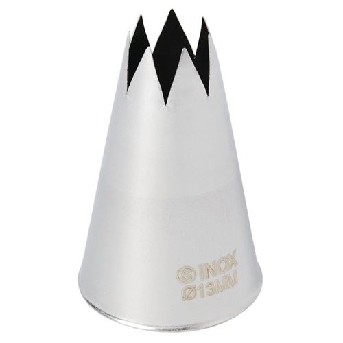 Douille inox cannelée 13 mm