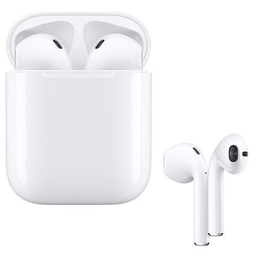 Écouteurs sans fil blancs Bluetooth TWS i12 5.0 pour Apple iPhone et tout smartphone Android avec boîte de Chargement et touche de fonction