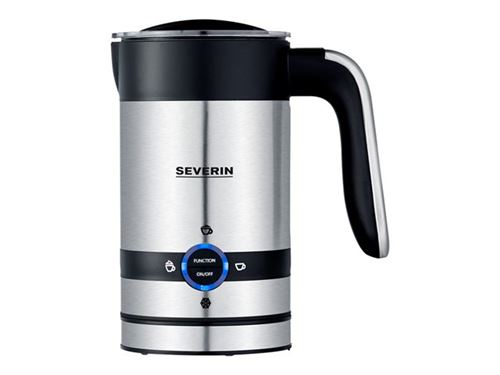 SEVERIN SM3584 - Mousseur à lait - 0.2 litres - 450 Watt - Noir mat / inox brossé