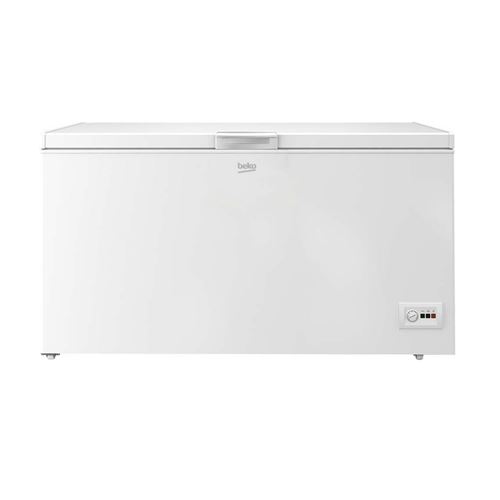 Beko HSA47530N - Congélateur coffre - pose libre - largeur : 155.5 cm - profondeur : 67.5 cm - hauteur : 86 cm - 451 litres - classe A+ - blanc