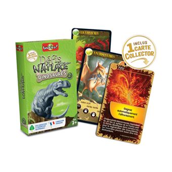 Bioviva Défis Nature-Dinosauri 2-Gioco di società giocoso per Bambini