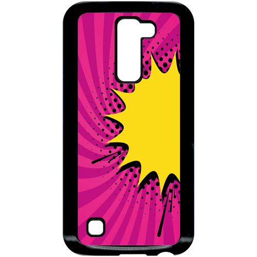 Coque Lg K10 Modele K420n Fond Comics Rose