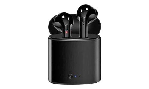 Inovalley CO3-BTH - Véritables écouteurs sans fil avec micro - intra-auriculaire - Bluetooth - noir