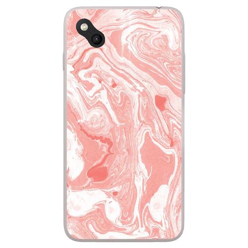 Coque en silicone Wiko Sunny - Marbre Rose