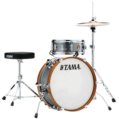 Tama Club-jam mini LJK28S-GXS Galaxy silver - Batterie acoustique 2 fûts (sans cymbales ni accessoires)
