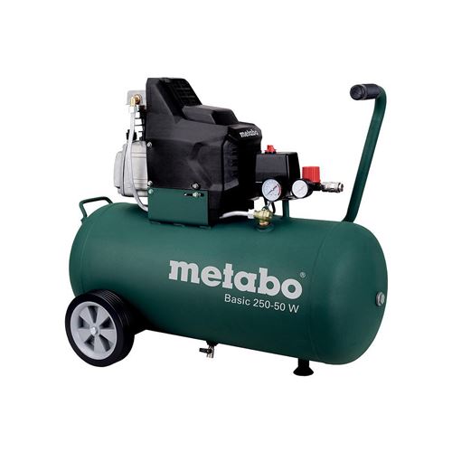 Metabo Compresseur À Pistons Avec Huile 50 L 1.5 Kw 8 Bar Basic 250-50 W