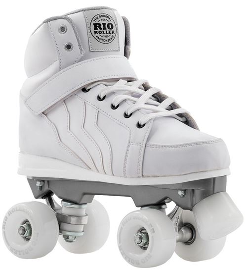 RIO Roller roller skates Kicks Quads unisexe blanc