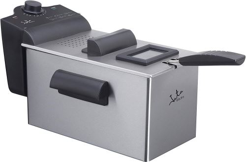 JATA FR679 Friteuse avec système Cool Zone et Anti-mélange de Saveurs 3,5 L 2100 W Gris/Noir