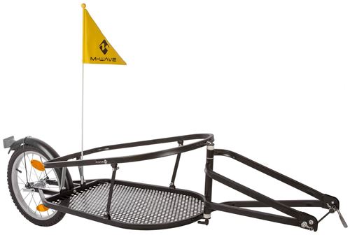 Meilleurs prix pour M-Wave opvouwbare fietskar Chariot Vélo 16 pouces Unisexe Noir