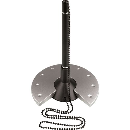 Helit Porte-Stylo Silver The Base, Avec Chaîne, Argent