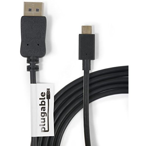 Plugable Adaptateur USB-C vers DisplayPort supportant Une définition pouvant Atteindre l'Ultra HD au Format 4K à 60 Hz Câble d'ada