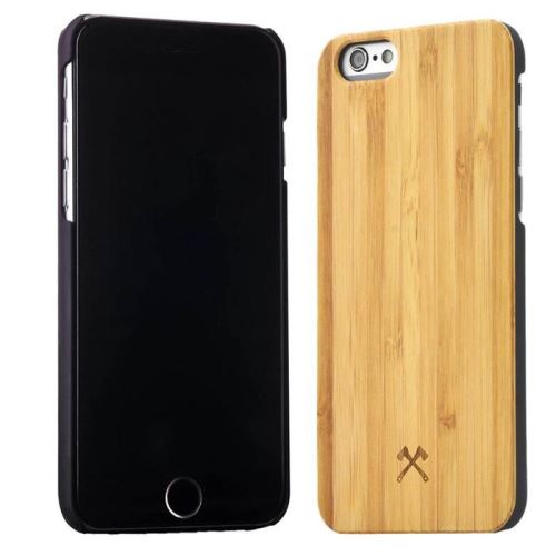 Coque pour iPhone 6, 6s en Bois Véritable Bambou Noir Woodcessories EcoCase Classic