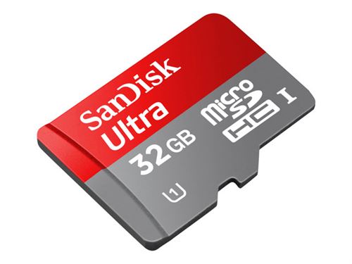 Carte mémoire Sandisk microSD 32GB Classe 4