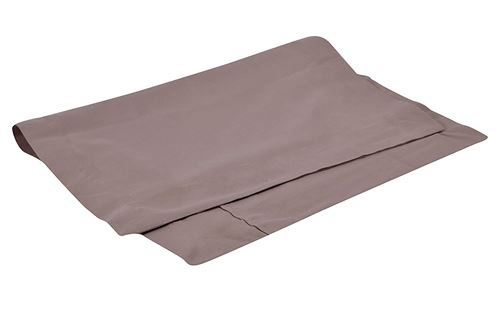 DOMIVA Drap Plat Taupe 120 x 180 cm