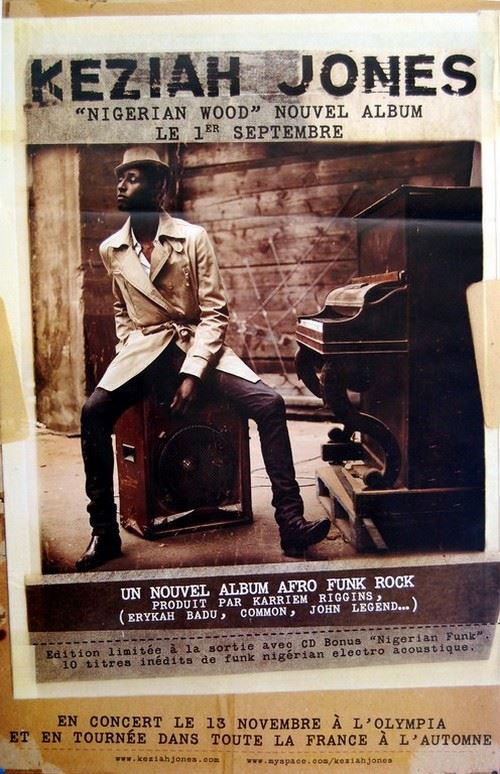 Keziah Jones - 40x60 cm - AFFICHE / POSTER