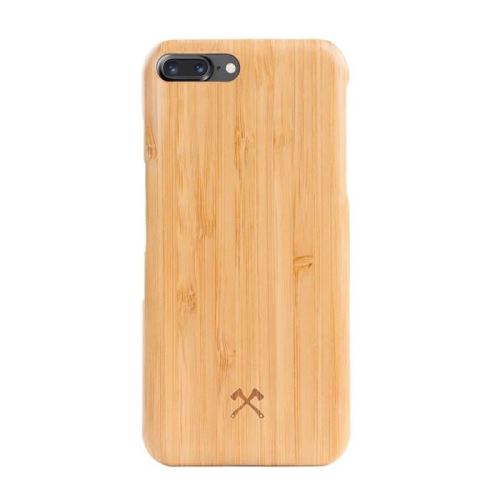 Woodcessories EcoCase Slim - Achterzijde behuizing voor mobiele telefoon - FSC-hout, aramide kern - bamboe - voor Apple iPhone 7 Plus, 8 Plus
