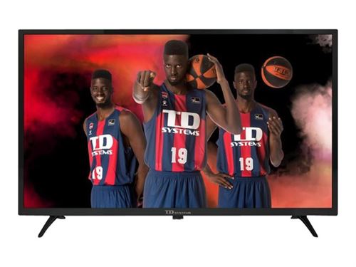 TD Systems K32DLK12H - 32 diagonale klasse LED-tv - 720p 1366 x 768 - D-LED Backlight - zwart