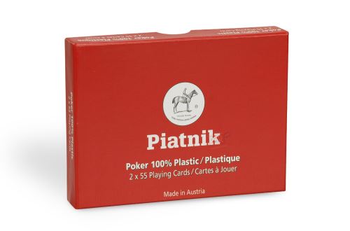 Pack Cartes Classic Poker (100% plastique) x2