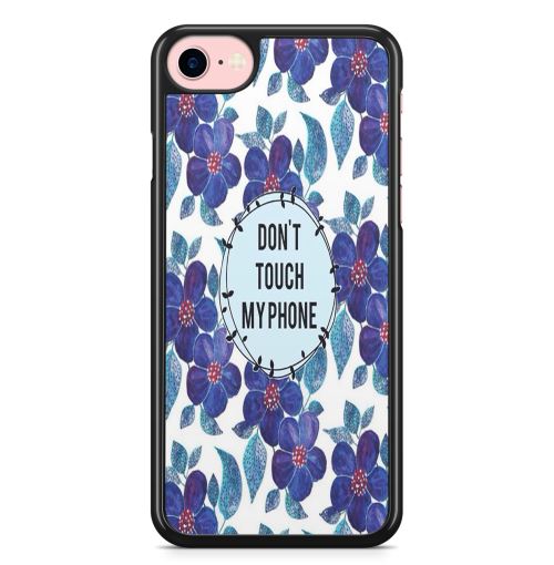 Coque Fifrelin pour iPhone 5C Dont Touch my Phone fleurs Flowers