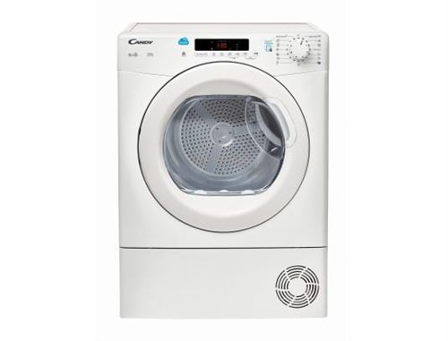 Candy SMART CS C9DG-S - Sèche-linge - indépendant - largeur : 59.6 cm - profondeur : 60 cm - hauteur : 85 cm - chargement frontal - blanc