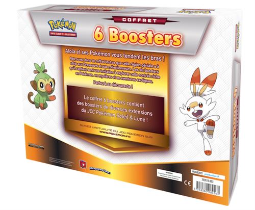 Coffret 6 Boosters Pokemon