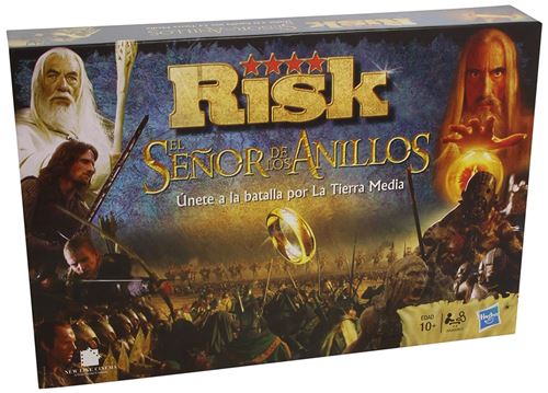 Hasbro Gaming Risk Le Seigneur des anneaux - Jeu de société (français non garanti) Version espagnole Talla unica