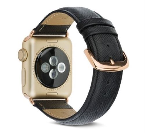 Dbramante1928 Madrid Bracelet pour Apple Watch 38/40 mm Noir nuit