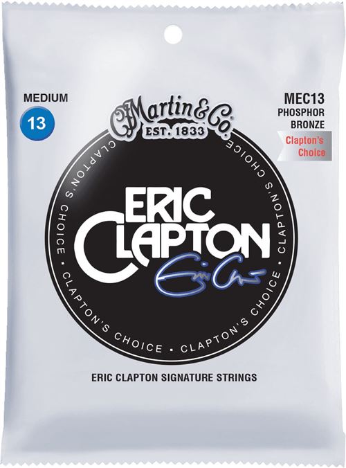 Martin Clapton EC13 - Jeu de cordes Guitare acoustique - Medium 13-56