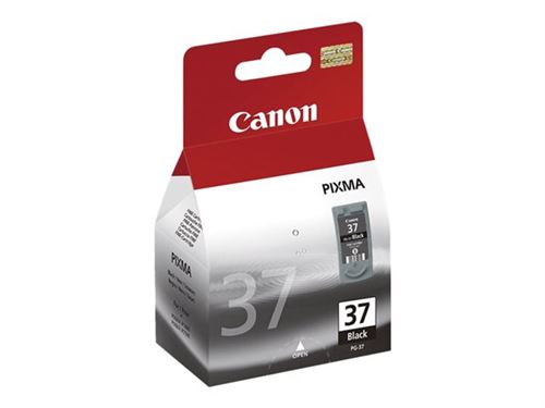 CANON  PG-37 Cartouche Noire (Pack plastique s&eacute;curis&eacute;)