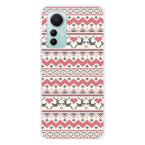 Coque en silicone imprimée compatible Xiaomi Mi 12 Lite NO Pull de Noël Rennes