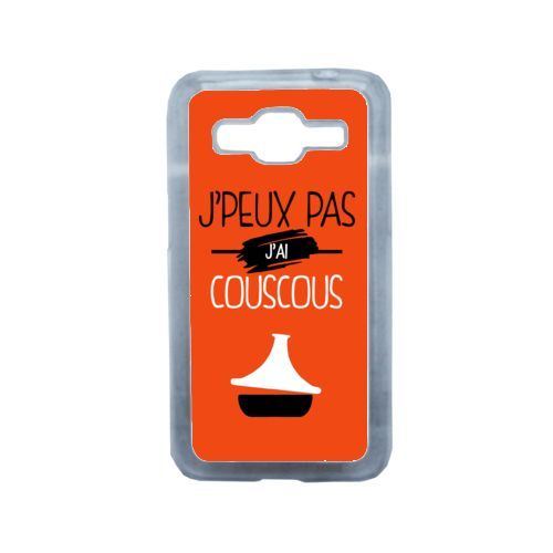 Coque j peux pas j ai couscous 5 compatible samsung core prime transparent