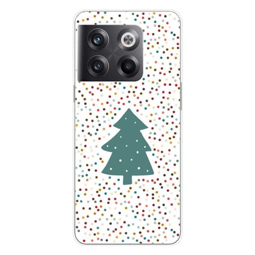 Coque en silicone imprimée compatible OnePlus 10T 5G NO Sapin de Noël