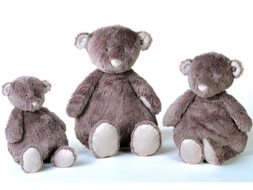 Dimpel - Noann doudou ours 20 cm - brungris