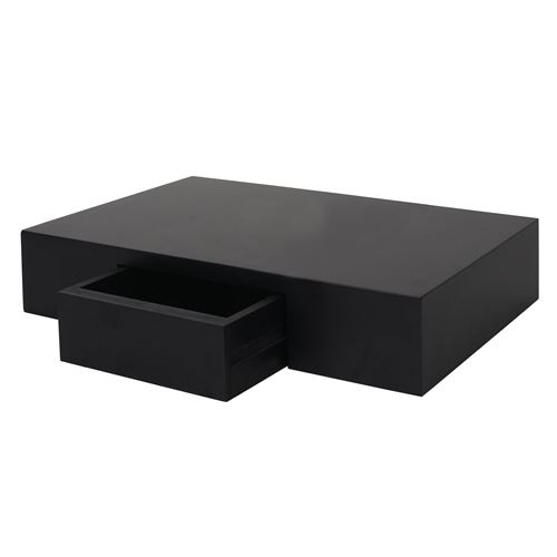 tagre murale Oise, tiroir, 40cm noir