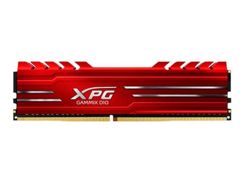 XPG GAMMIX D10 8Go DDR4 2400MHz module de mémoire - Modules de mémoire (8 Go, 1 x 8 Go, DDR4, 2400 MHz, 288-pin DIMM, Rouge)