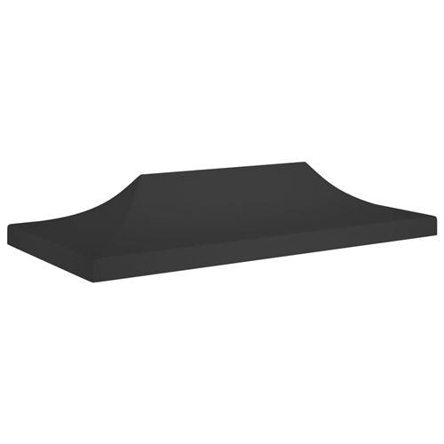 Toit de Tente de Réception 6X3 M 270 G/M² - Noir