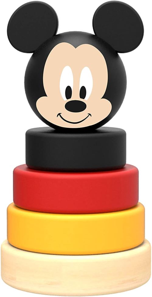 Disney tour d'empilage Mickey Mouse junior 10 cm bois 5 pièces