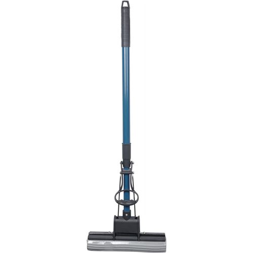 Paris Prix - Balai Essoreur télescopique 115cm Anthracite & Bleu Paon