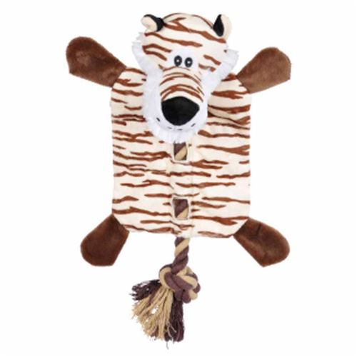 Paris Prix - Peluche Pour Chien tigre 37cm Marron
