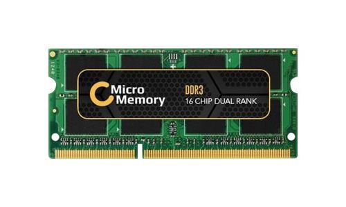 CoreParts - DDR3L - module - 8 Go - SO DIMM 204 broches - 1600 MHz / PC3L-12800 - 1.35 V - mémoire sans tampon - non ECC - pour HP 250 G5 (DDR3); EliteBook 745 G3, 755 G3, 840 G1; ProBook 430 G3 (DDR3), 440 G3 (DDR3)