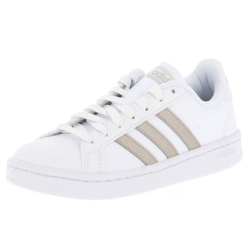 Chaussures basses cuir ou simili Adidas Grand court w Blanc Taille : 36 rèf : 41890