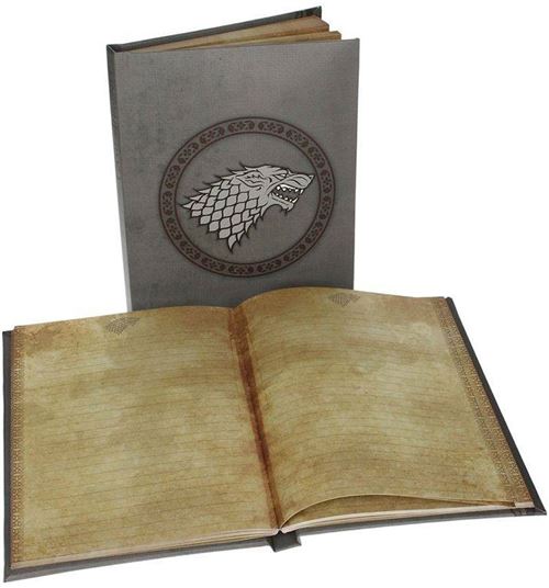Game of Thrones - Cahier A5 lumineux Stark