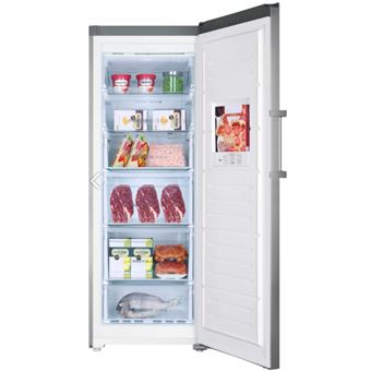 Haier H2F-320SF - Congélateur - vertical - pose libre - largeur : 59.5 cm - profondeur : 66 cm - hauteur : 167.1 cm - 226 litres - classe F - argent