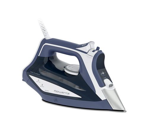 Rowenta Focus Excel DW5210 - Fer à vapeur - semelle : Microsteam 400 HD Laser - 2600 Watt - bleu de Corse / blanc
