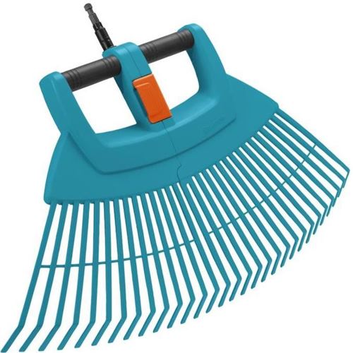 Balai a gazon 2 en 1 XXL Combisystem GARDENA - Plastique renforcé - 77cm - 32 dents - Garantie 25 ans - Image 3