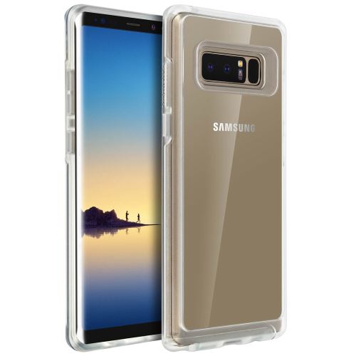 OtterBox Symmetry Series Clear - Achterzijde behuizing voor mobiele telefoon - polycarbonaat, synthetisch rubber - transparant - voor Samsung Galaxy Note8